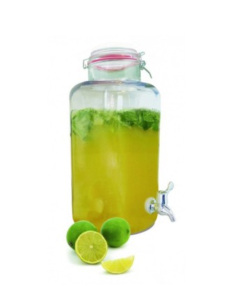 Recipient pentru bauturi racoritoare, sticla, 8 litri, colectia Nerthus - VIN BOUQUET